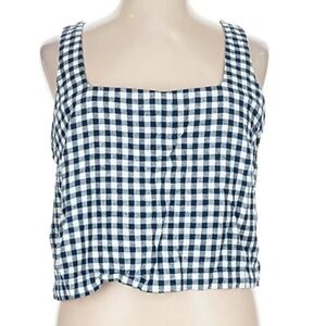 Old Navy Top Sleeveless Plaid Top